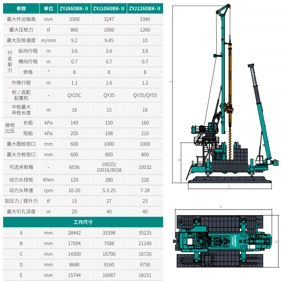 ZYJ1060BK-II ����ʽ����ѹ׮��