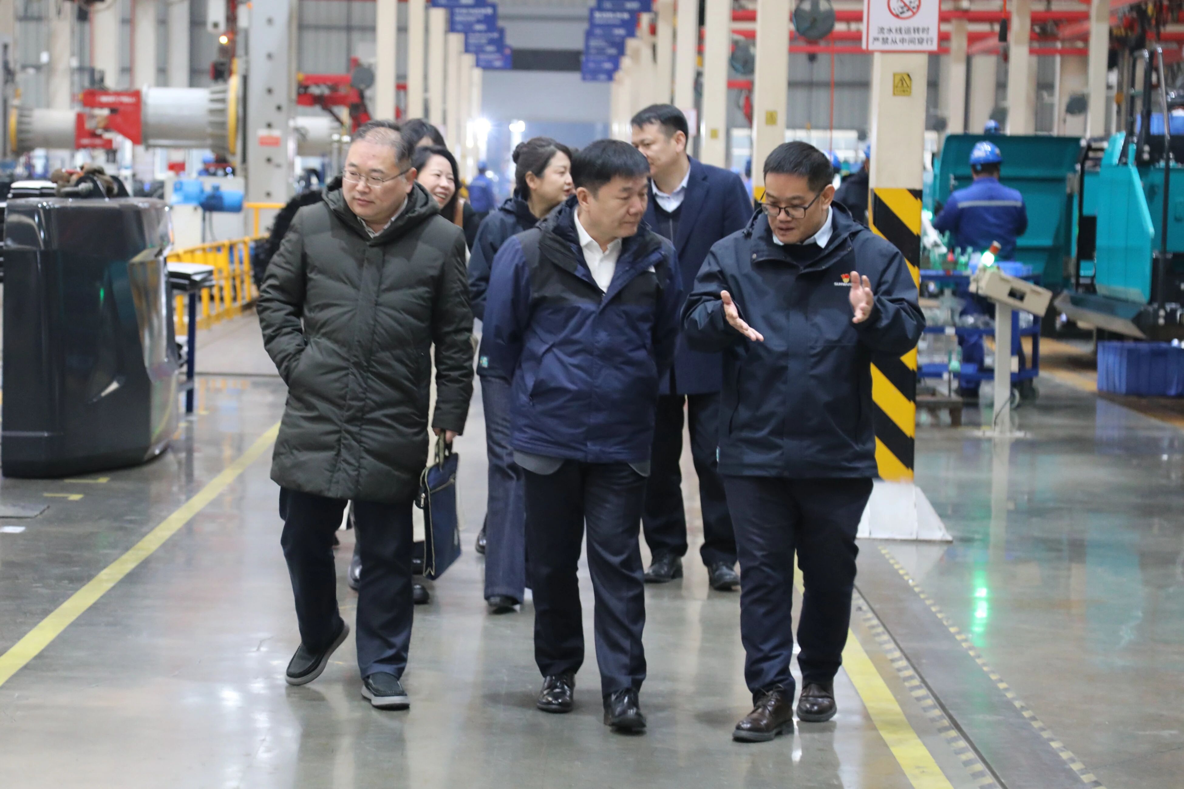 中国出口信用包管公司湖南分公司认真人蔡旺到访糖果派对官网智能